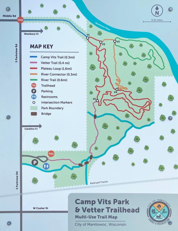 Camp Vits Trail Map