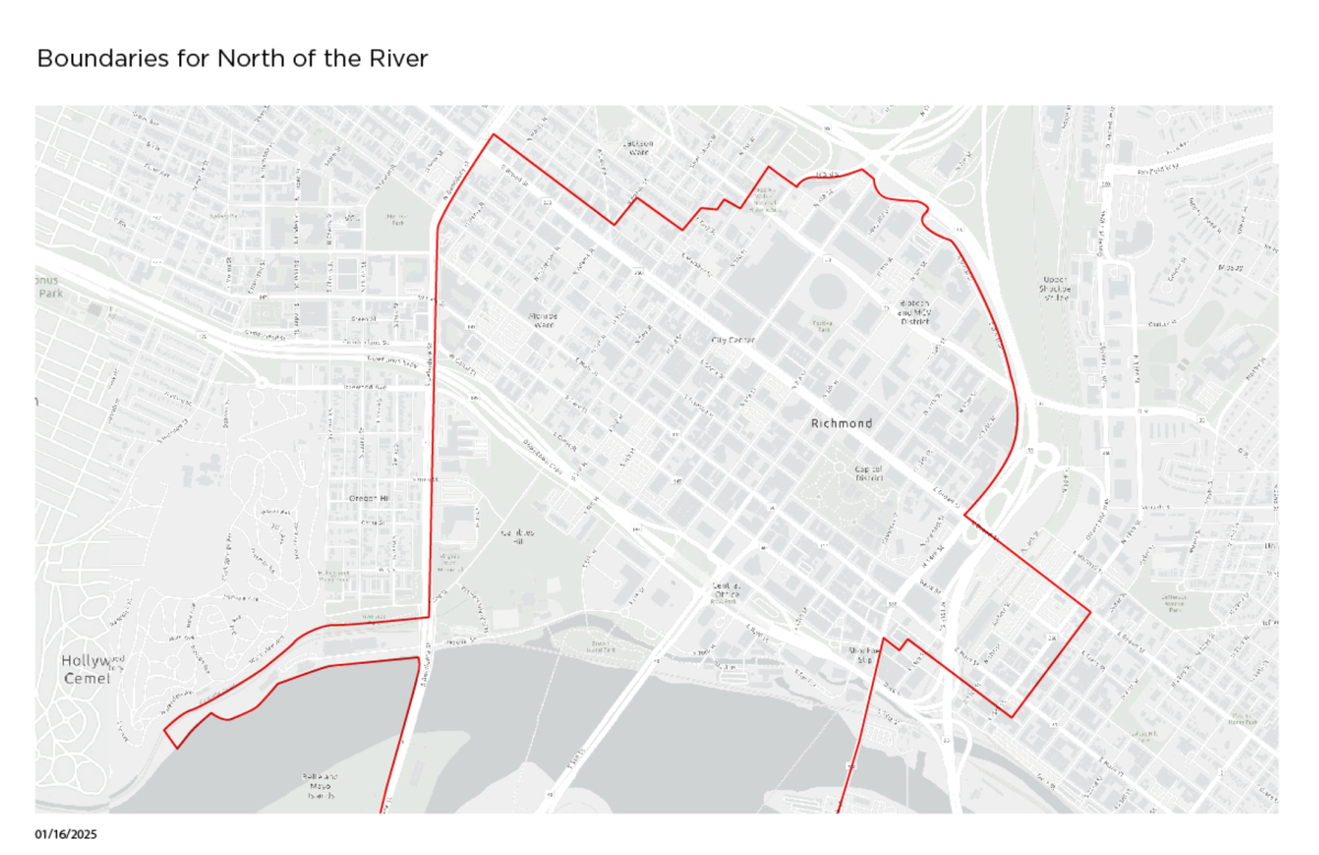 Boundaries for North of the River