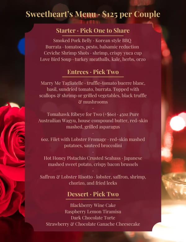 Fourk Valentine's Dinner for Two