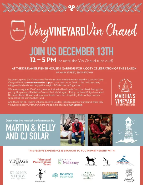Very Vineyard Vin Chaud flyer