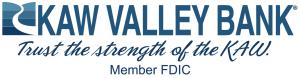 Kaw Valley Bank Logo - Blue