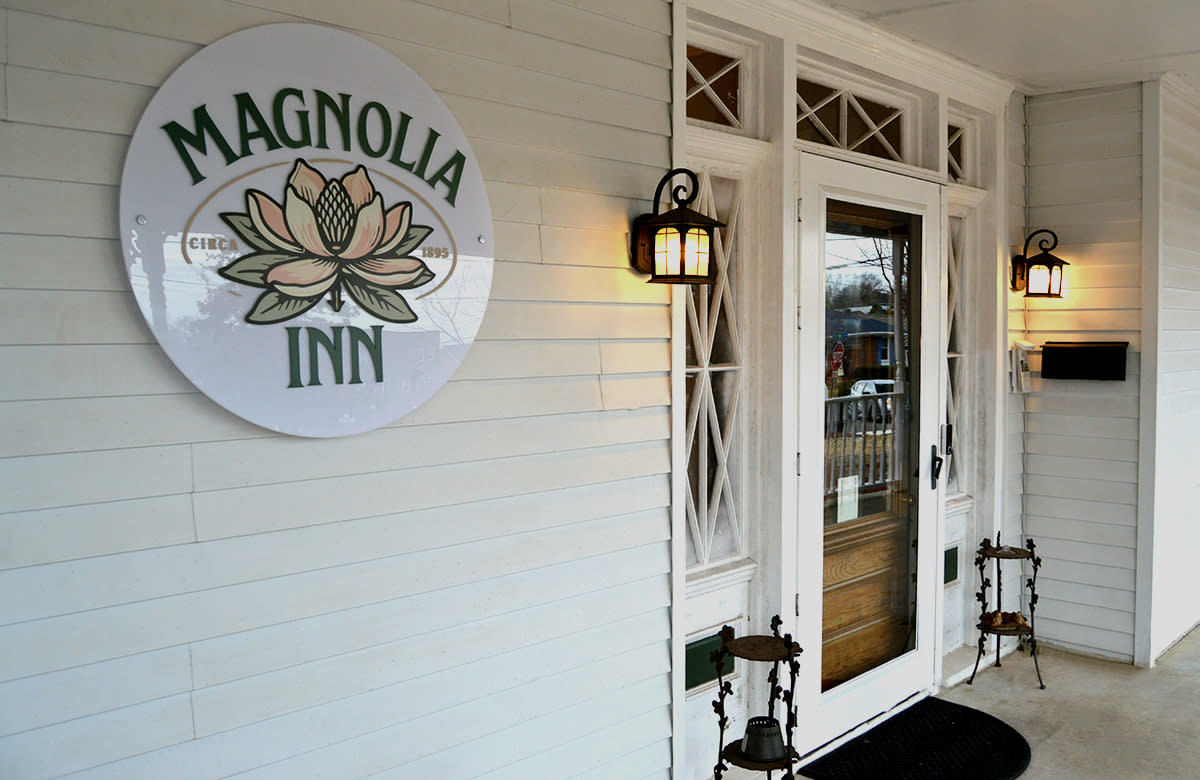 The Magnolia Inn Front Door Exterior