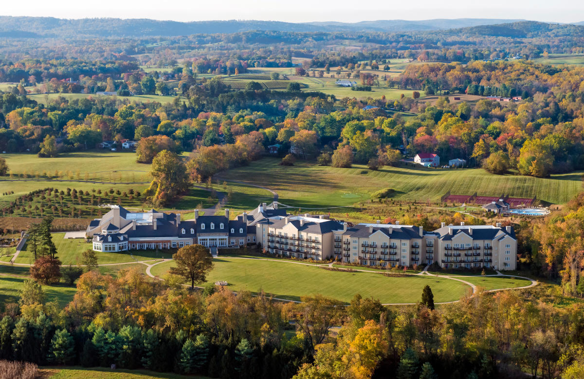 Aerial view of Salamander Resort & Spa