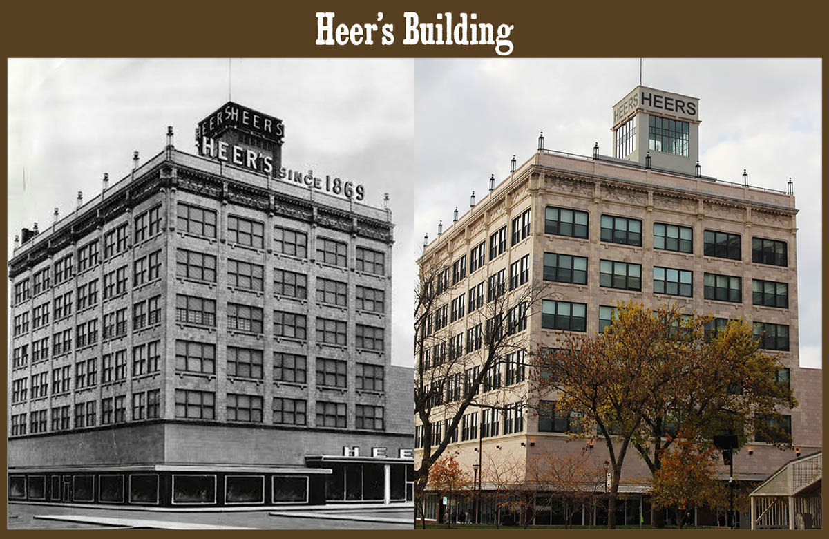 Heers Building Then & Now