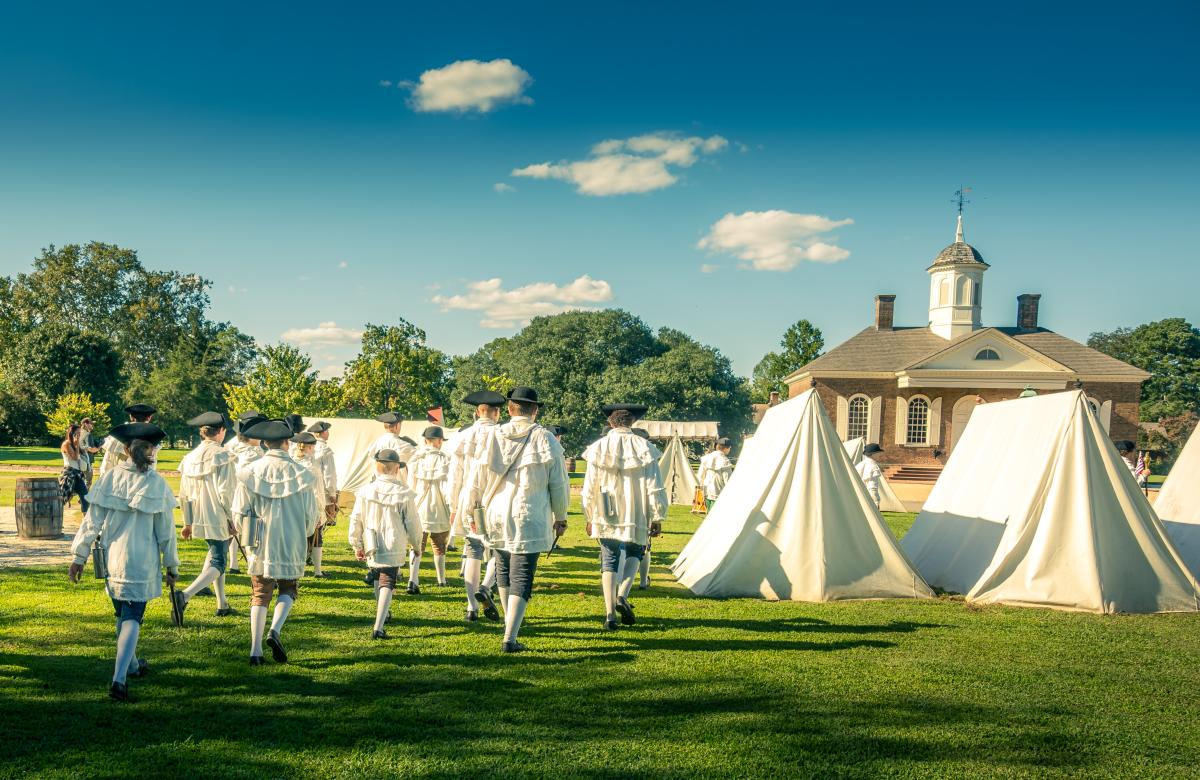 Military Encampment at Colonial Williamsburg