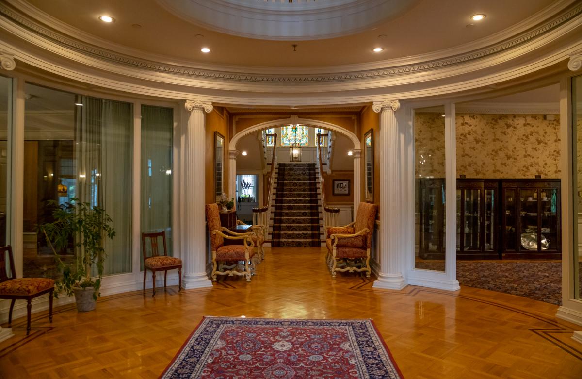High Point Mansion Entry