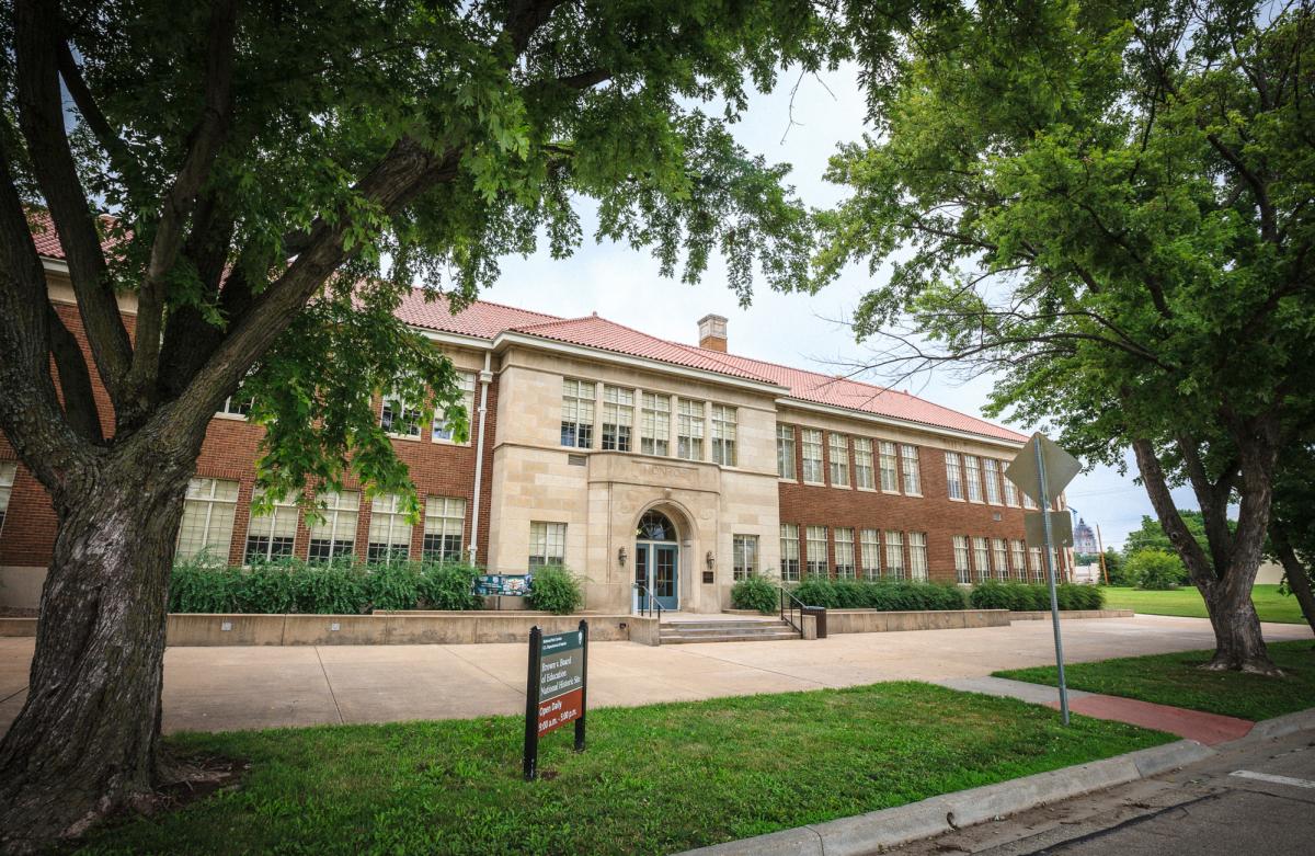 Exterior of the Brown v. Board national historic site