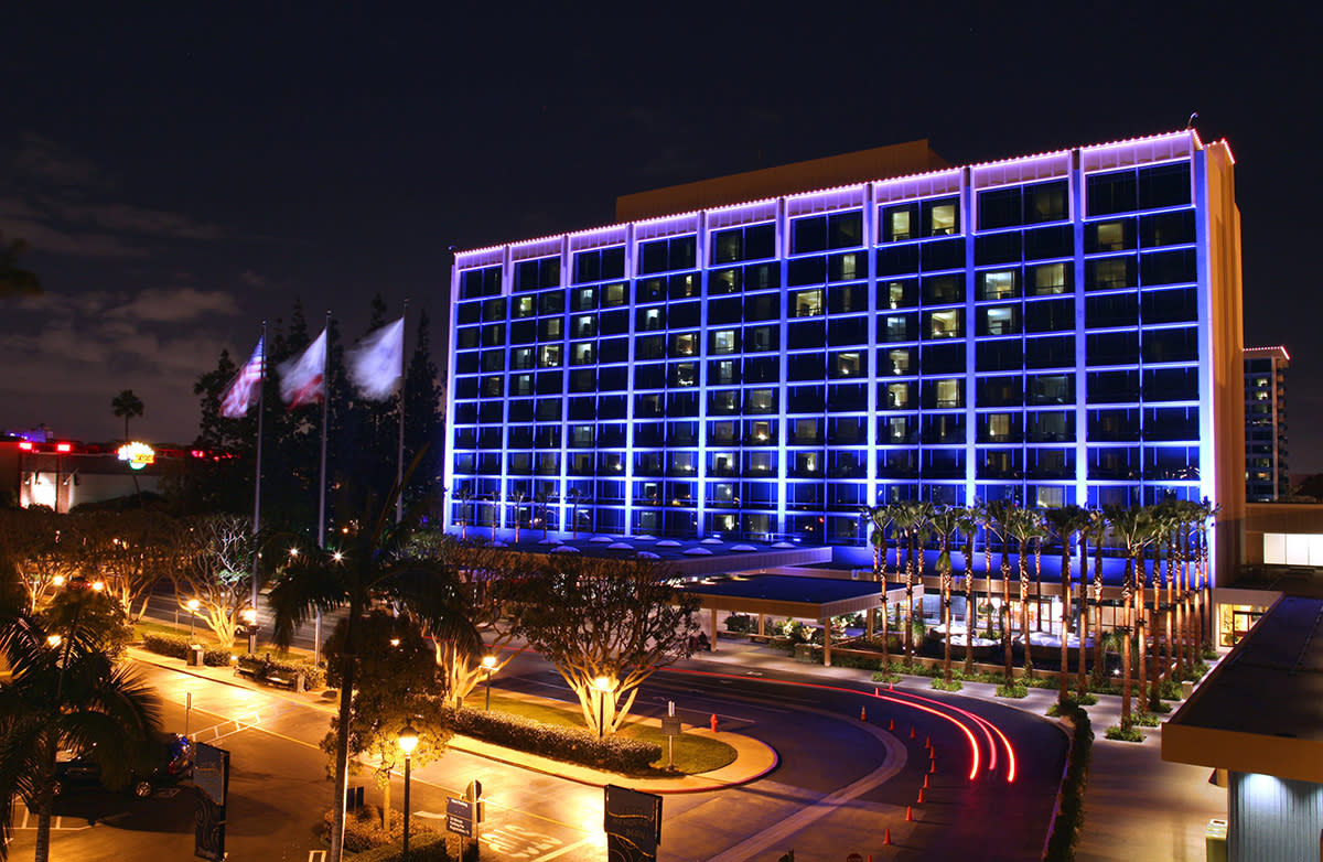 The Disneyland Hotel in Anaheim, Ca