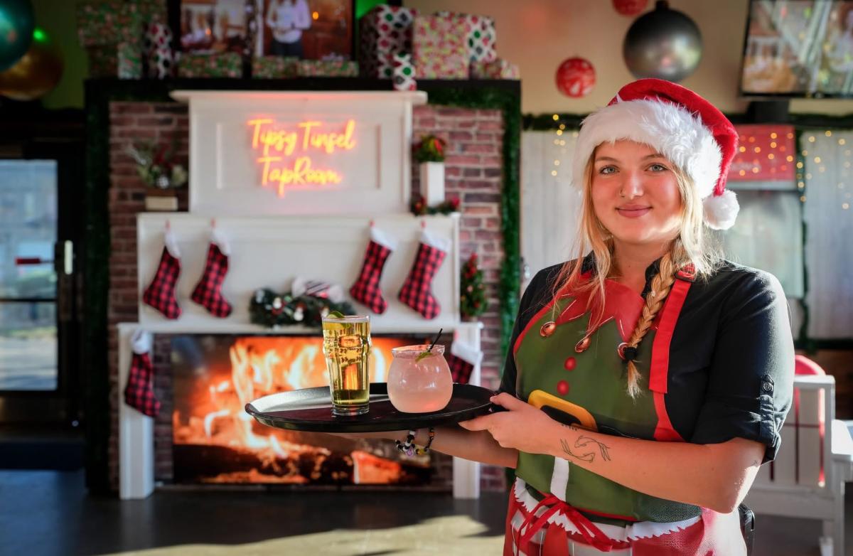 The Tipsy Tinsel Taproom is OPEN for the holiday season at Fox River Brewing Company, 1501 Arboretum Drive, Oshkosh.