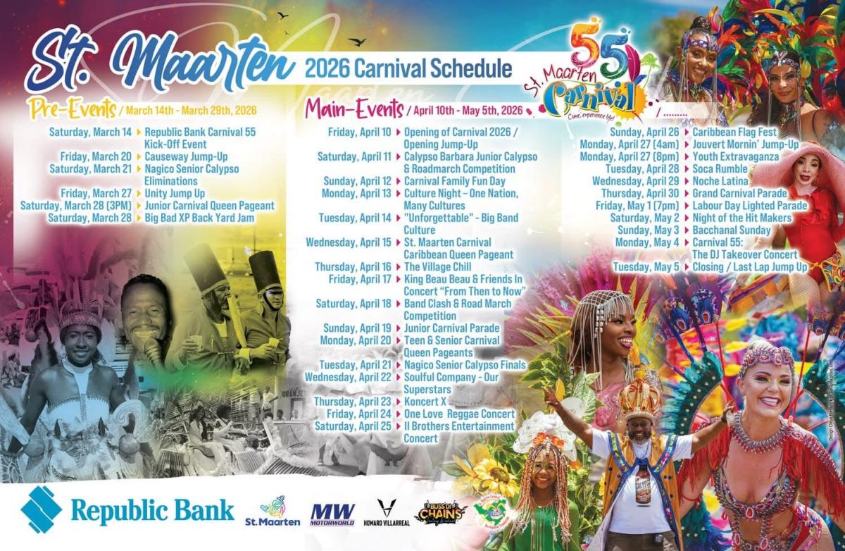 2026 Carnival Schedule