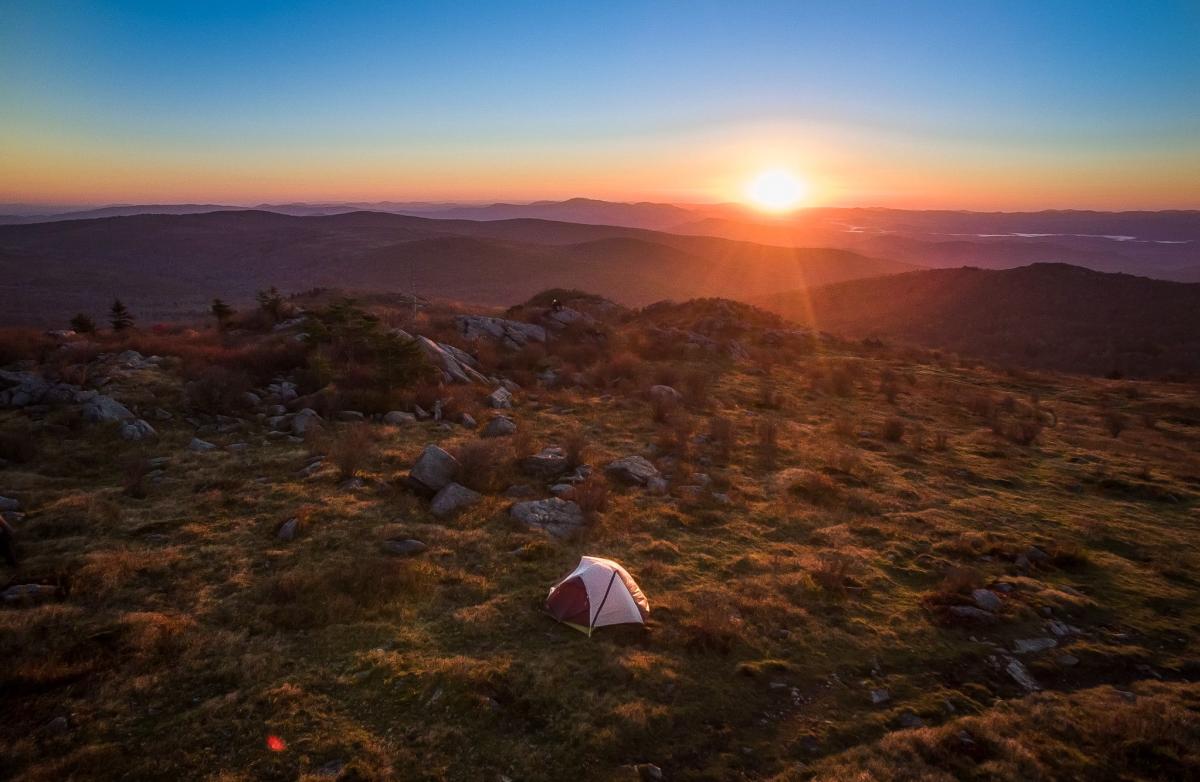 Camping at Mount Rogers