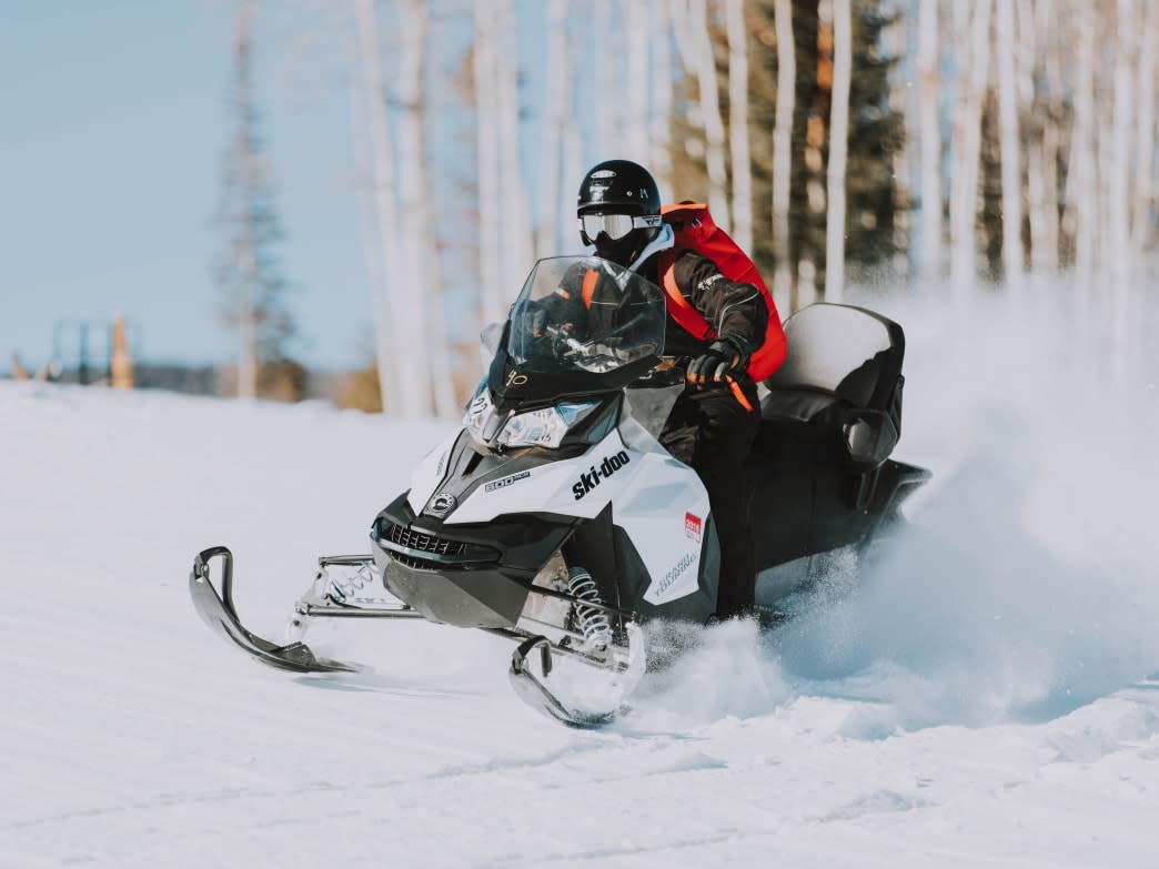 With an average of 180 inches of snow a year and plenty of room to play,  Steamboat Springs, Colorado, is one of the state’s top snowmobiling destinations.