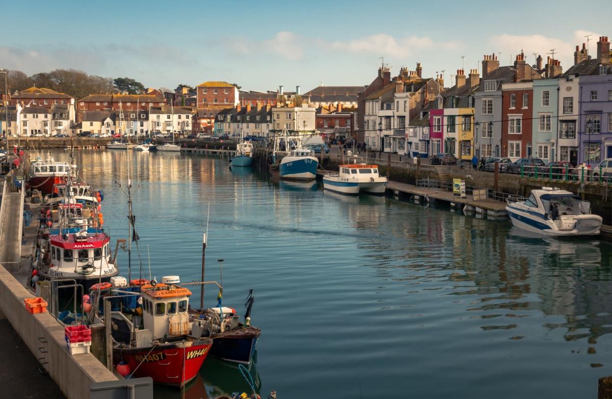 Weymouth Harbour in Dorset. Copyright Richie's Incredible Britain.