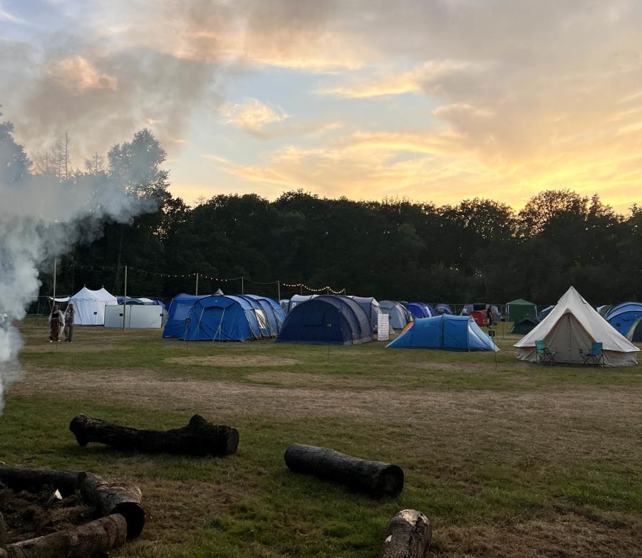 Camping at the Loxwood Joust