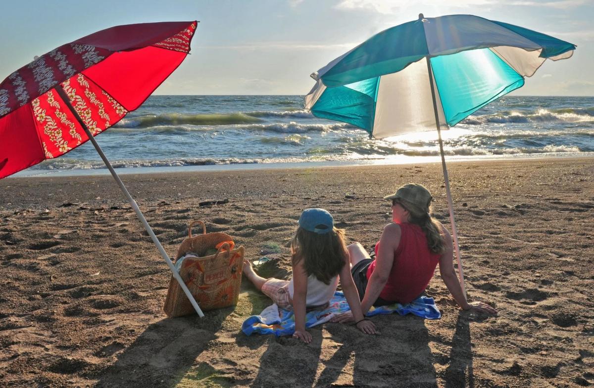 Umbrellas on the Beach
