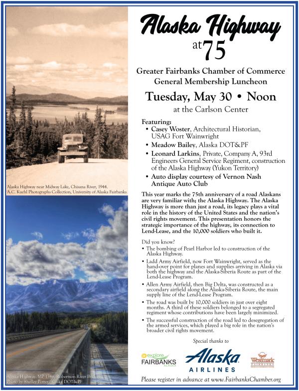 Alaska Highway Event flyer