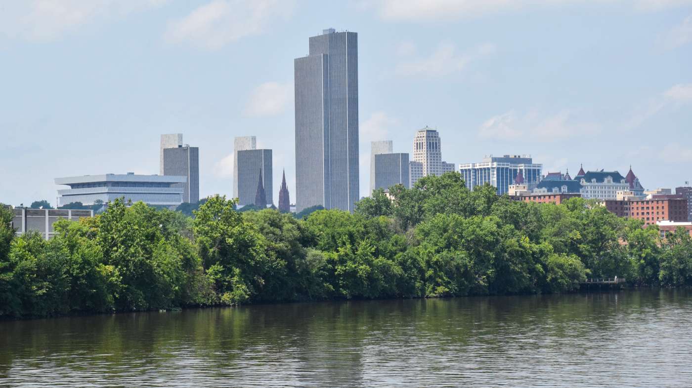 Downtown view from the river