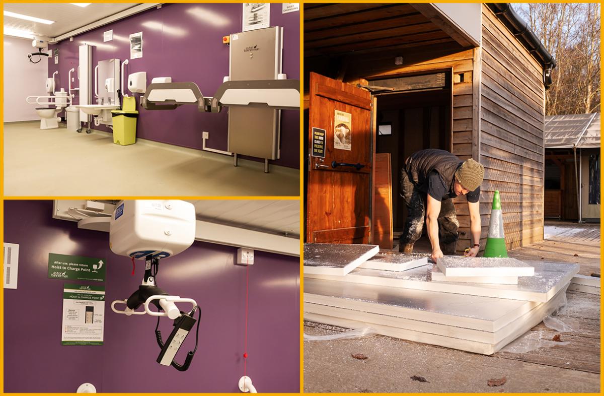 Cotswold Farm Park changing places toilet