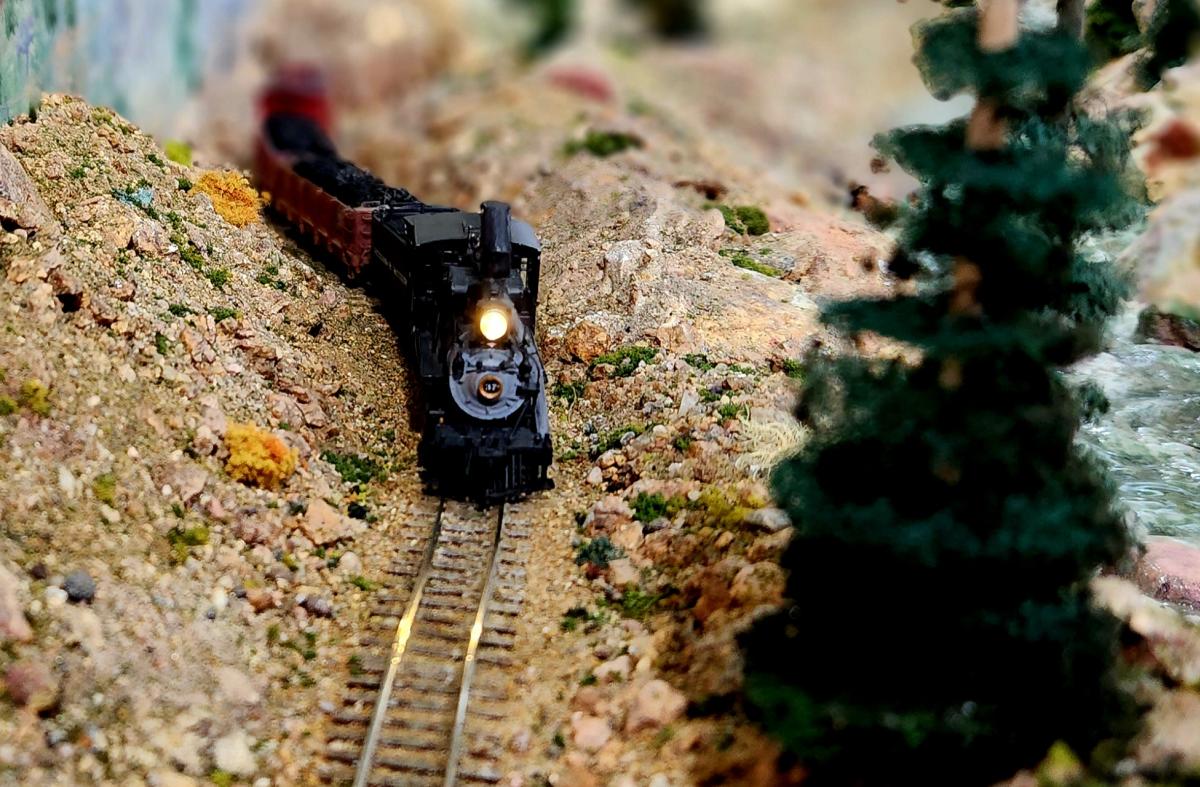 Model train exhibit at the Cheyenne Depot Museum, a great indoor activity for a rainy day.