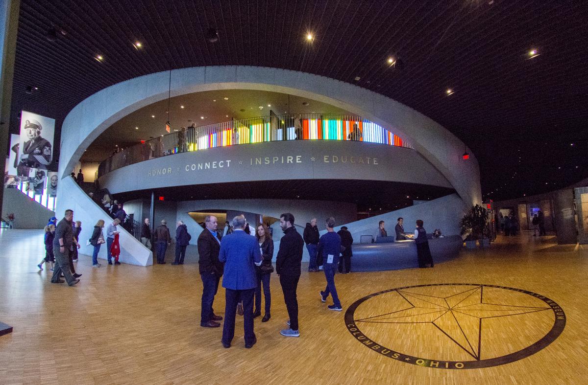 View inside the National Veterans Memorial and Museum