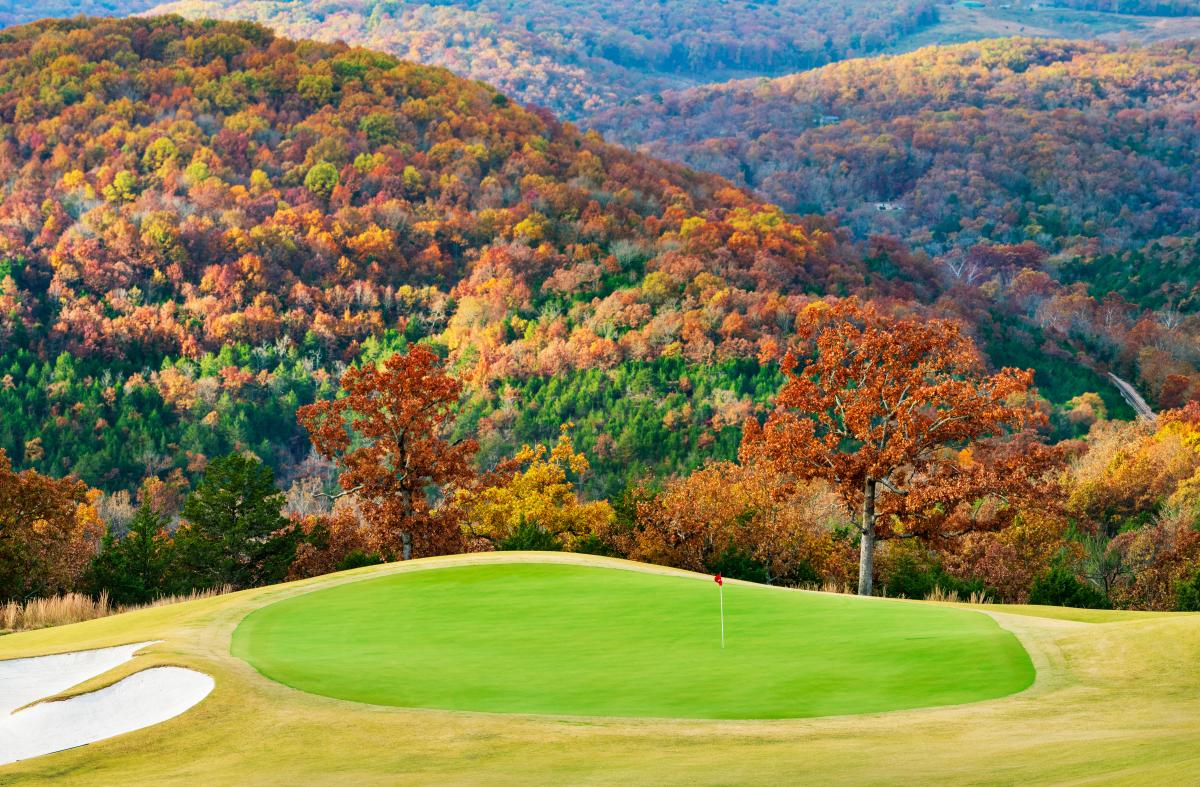 Golfing at Top Of The Rock