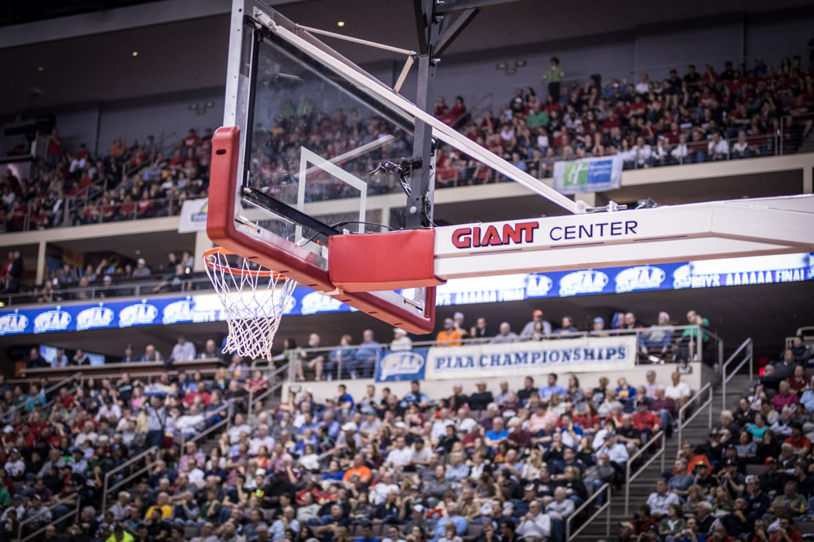 PIAA Basketball at Giant Center in Hershey Hoop Shot