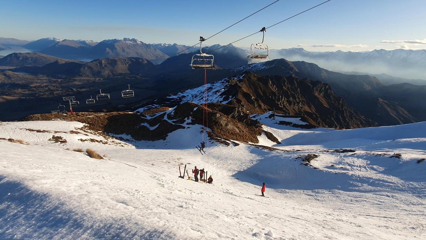 Ski Patrol training at Coronet Peak