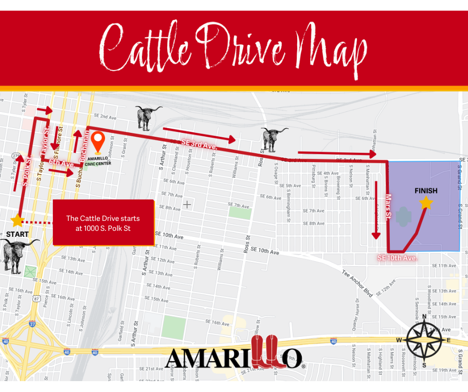 Cattle Drive Map 2023