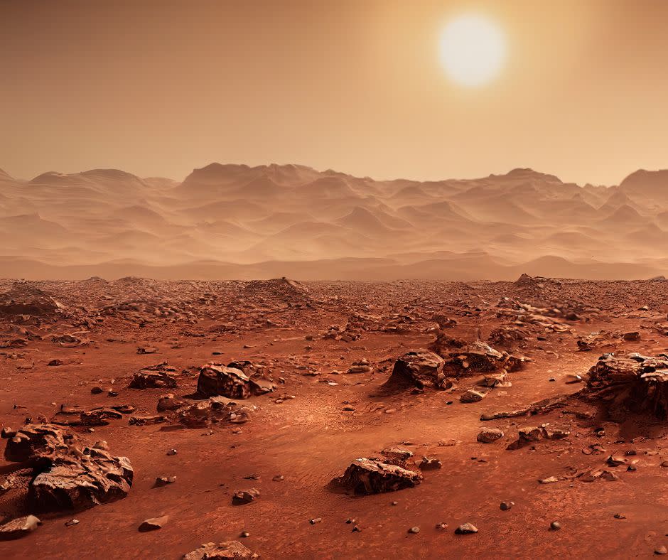 A view of Mars