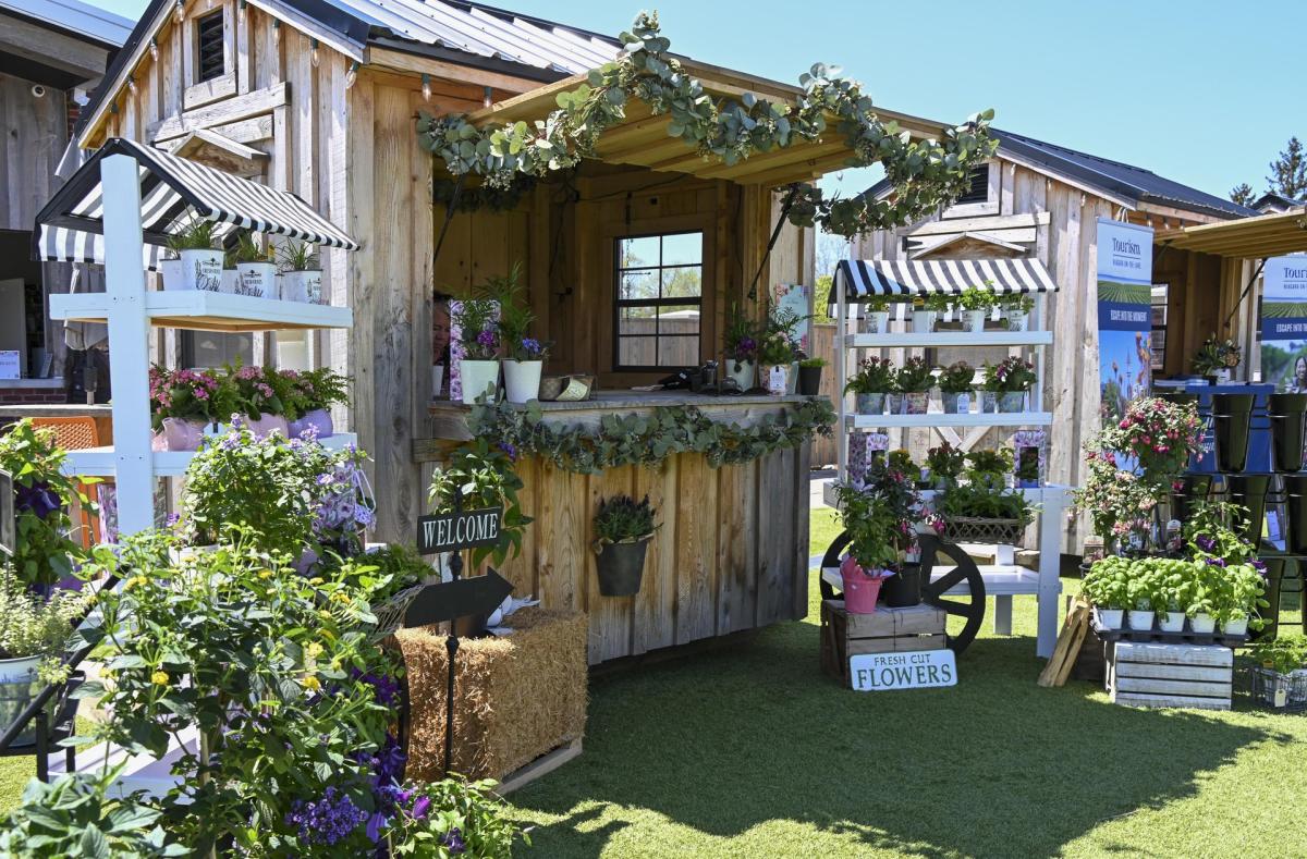 Spring Flowers Shop Market