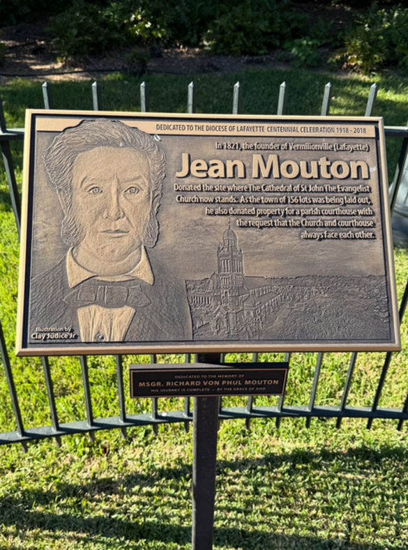 Jean Mouton Plaque at Cathedral of St. John
