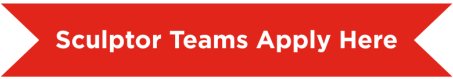 Graphic image announcing that applications for sculptor teams are being accepted.