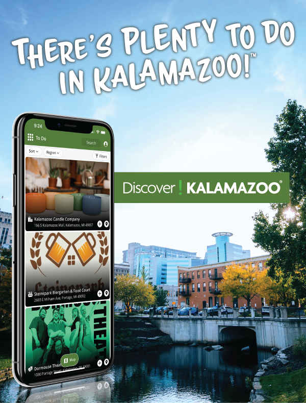 Discover Kalamazoo app, there's plenty to do in Kalamazoo!
