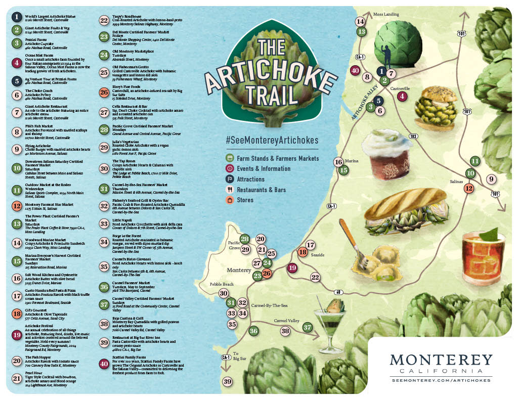 California Cheese Trail Map