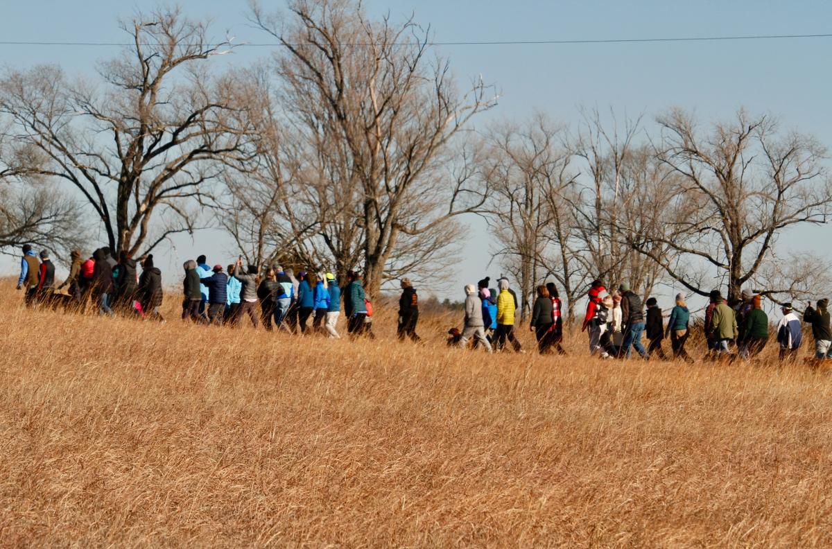 First Day Hike at Clinton Lake