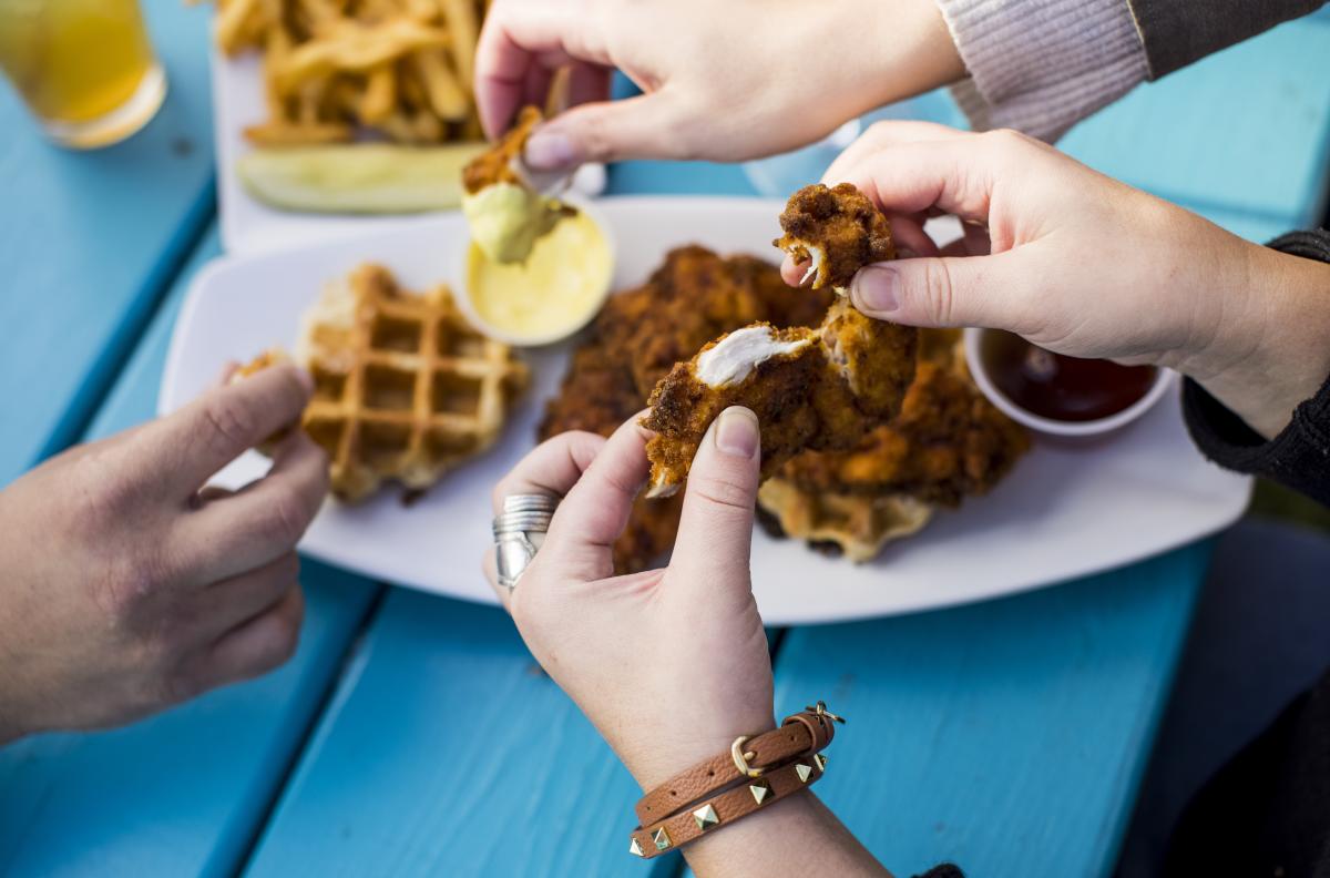 Fox River Brewing Company Crunch Chicken and Waffles