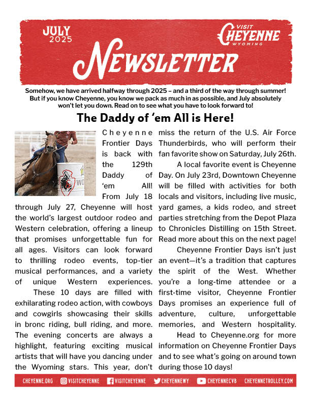 July 2025 Newsletter
