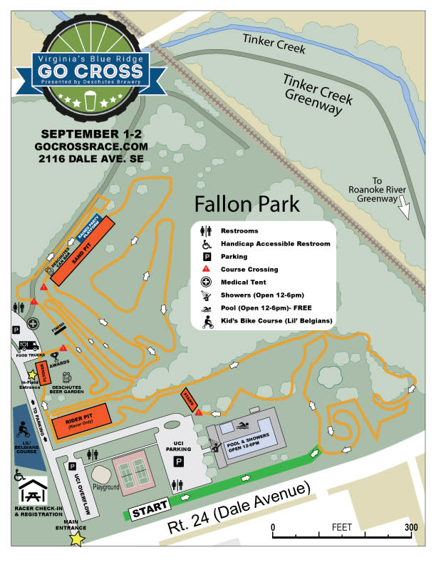 Go Cross Cyclocross Course Map