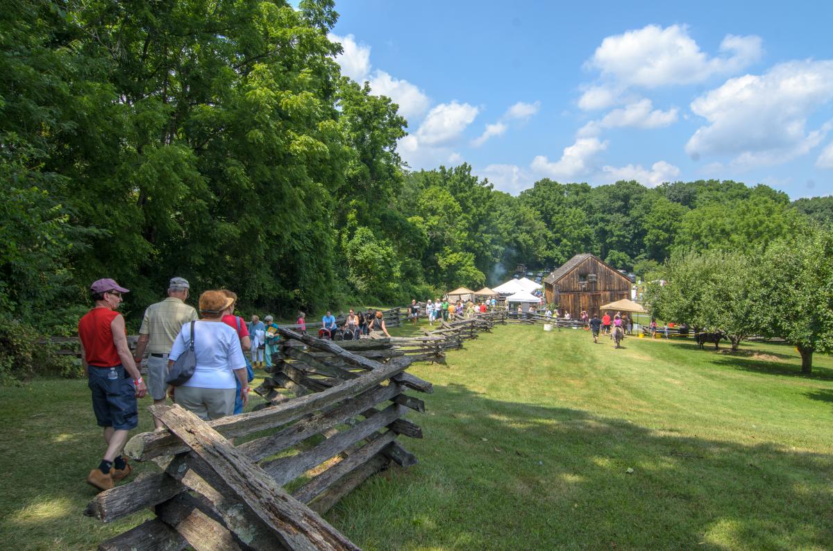 The Annual Blueberry Festival  at Burnside Plantation in Bethlehem, PA