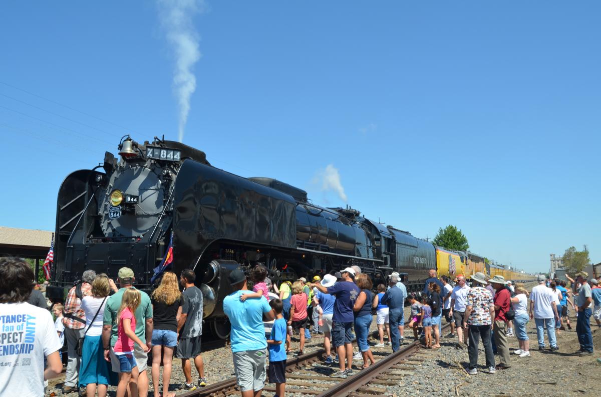 UP locomotive 844