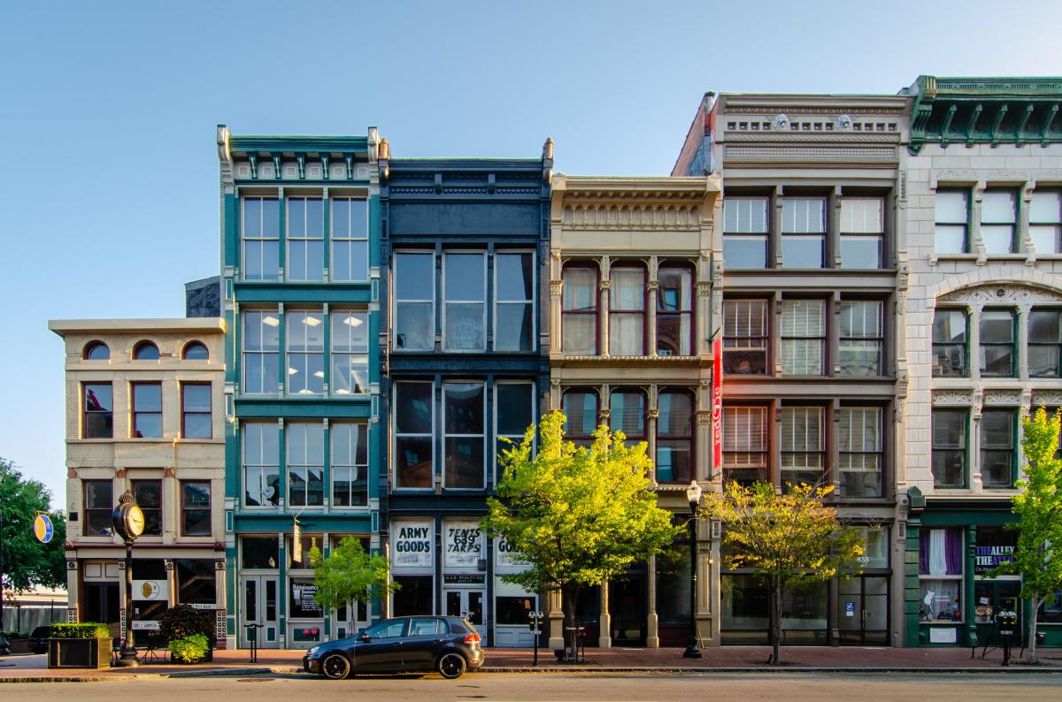 What's Old is New in Nulu - Main Street Whiskey Row Cast Iron Architecture Downtown