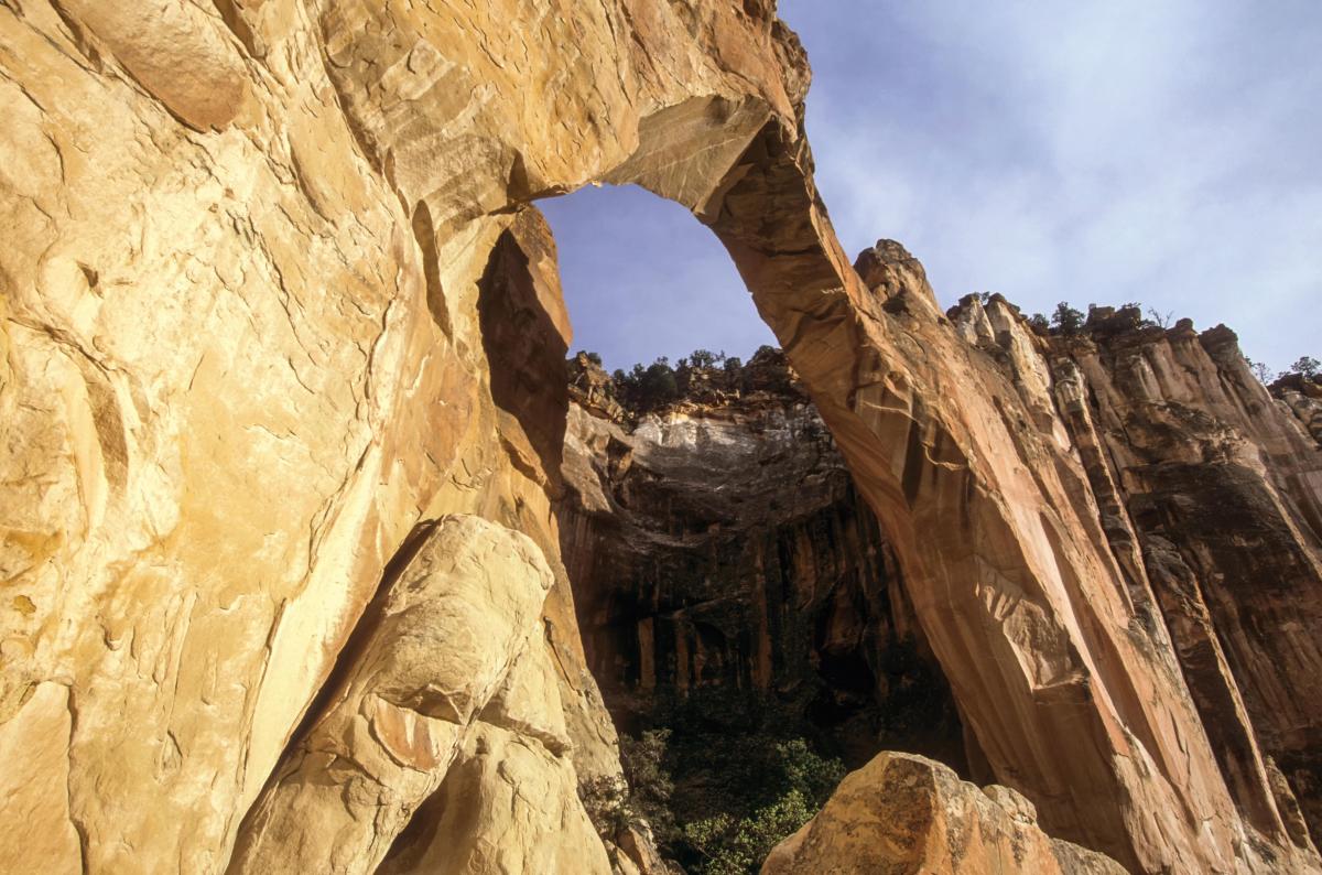 La Ventana Arch in El Malpais National Monument, near Grants