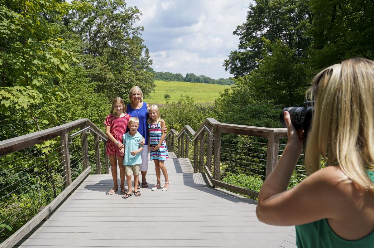 Longwoods Meadow with family