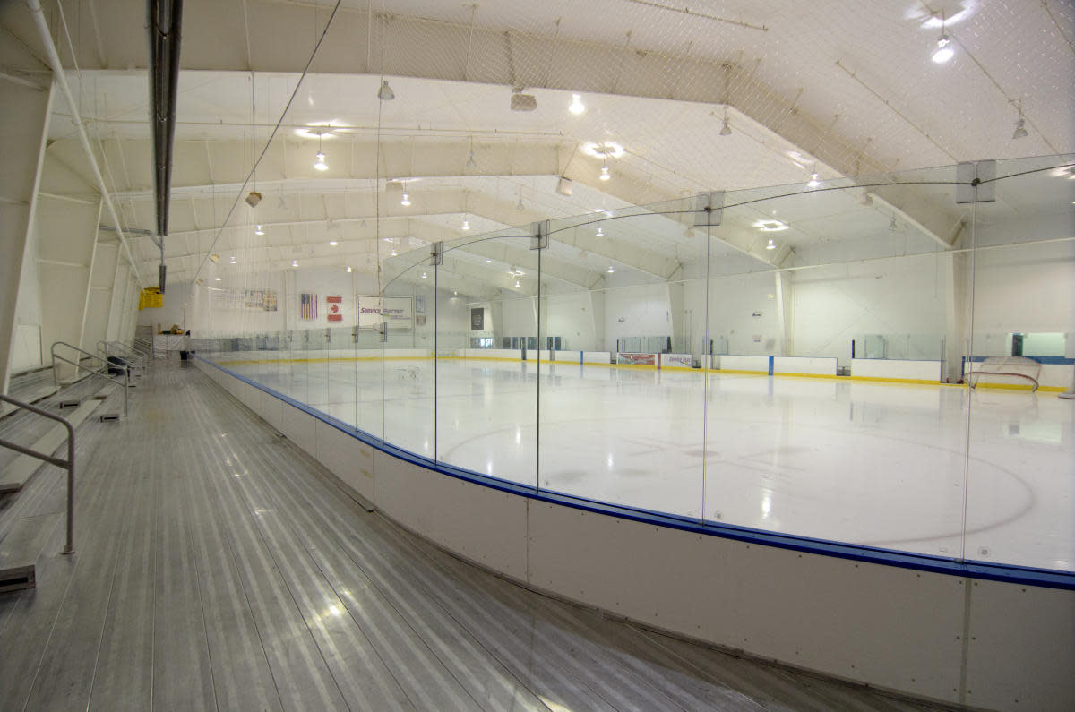 The ice rink at Steel Ice Center in Bethlehem, PA