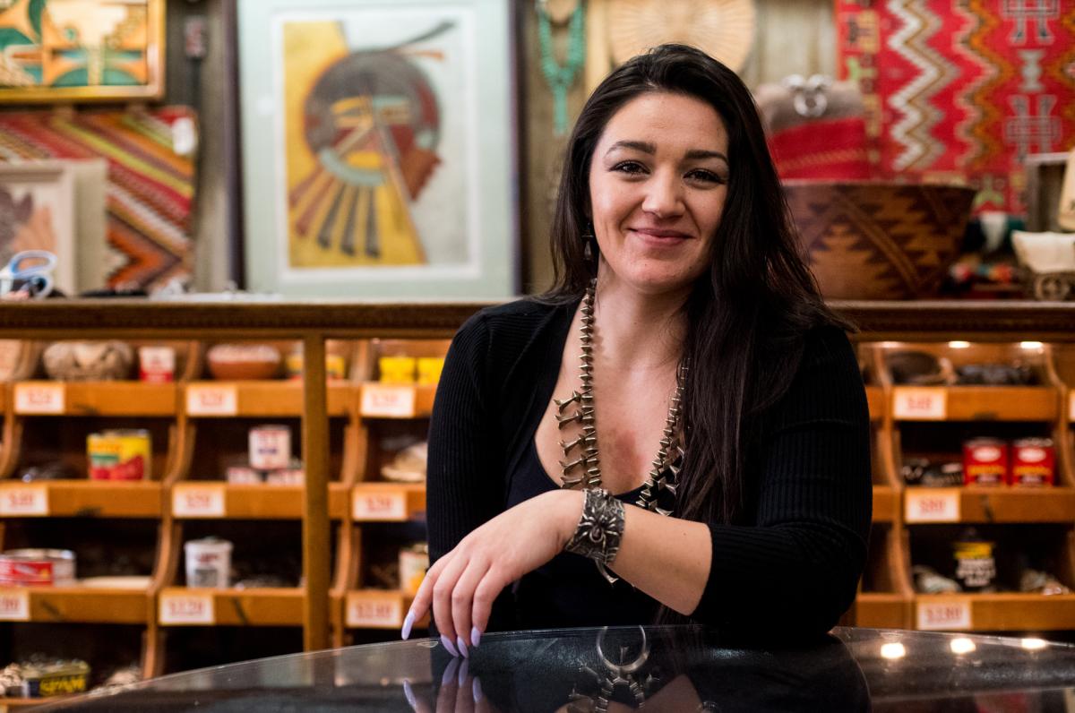 Emerald Tanner, Owner, Tanner’s Indian Arts, Gallup, New Mexico Magazine