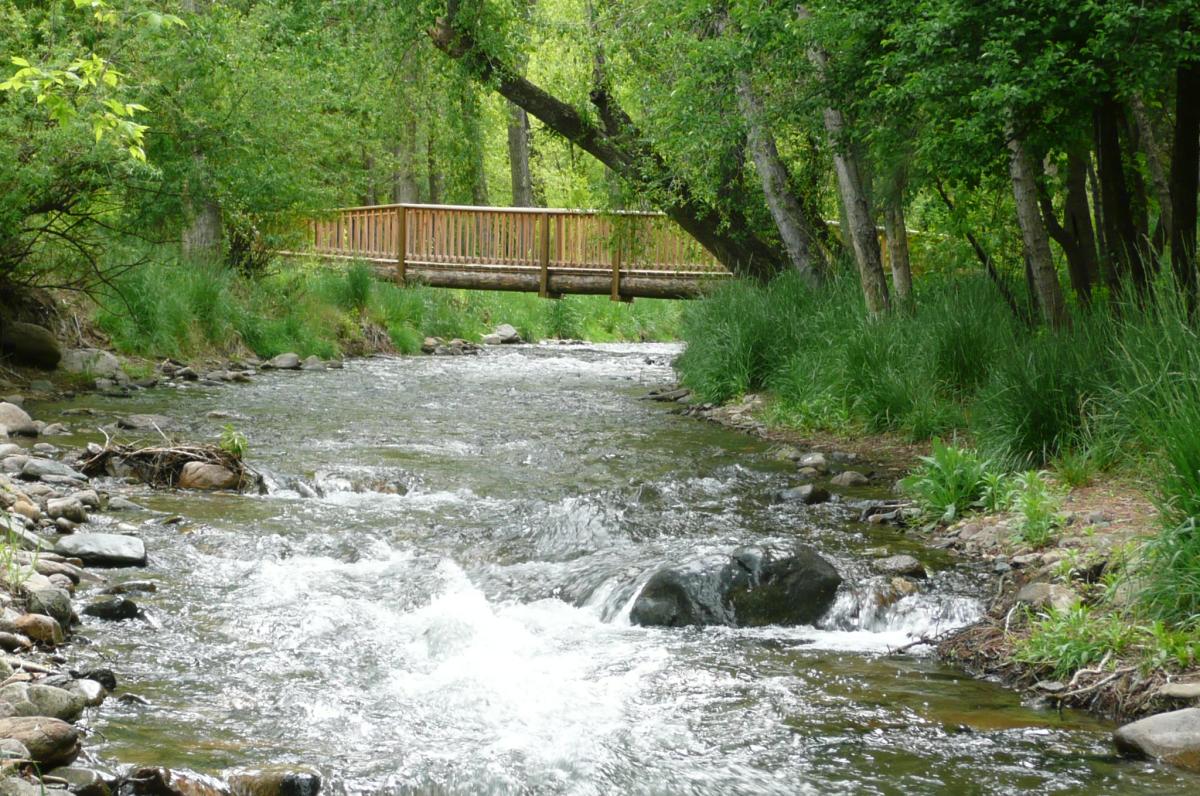 The Río Bonito at Along the River RV Park