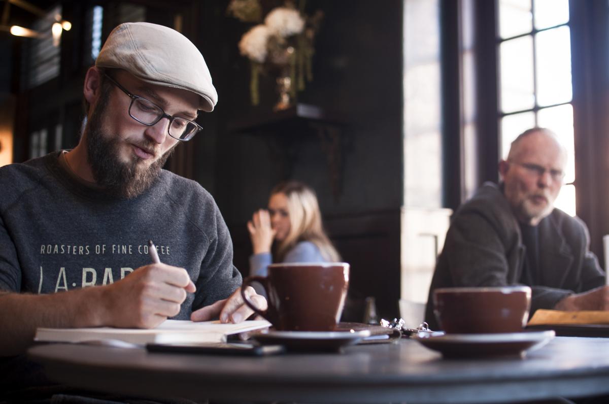 People in a coffee shop