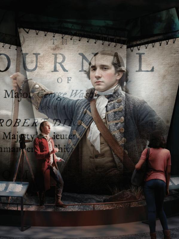 Mount Vernon - Education Center Rendering - George Washington Revolutionary Life Exhibit - U2C