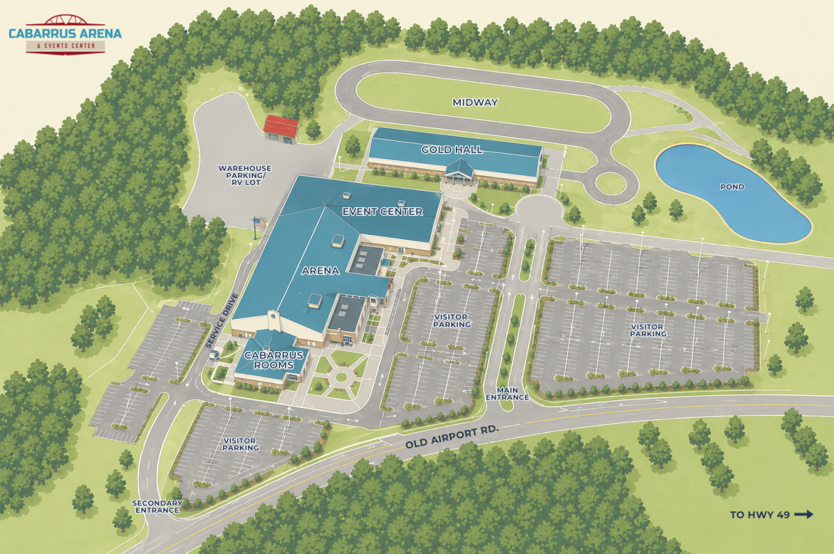 Arena Facility Parking Map