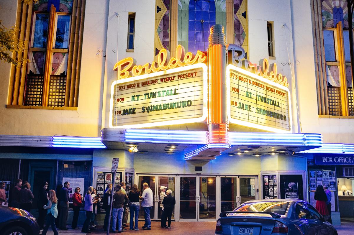 Boulder Theater Marquee